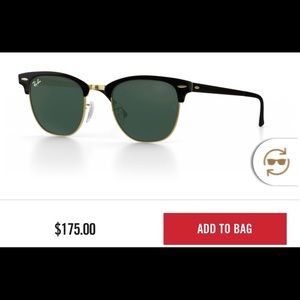 Rayban clubmaster sunglasses